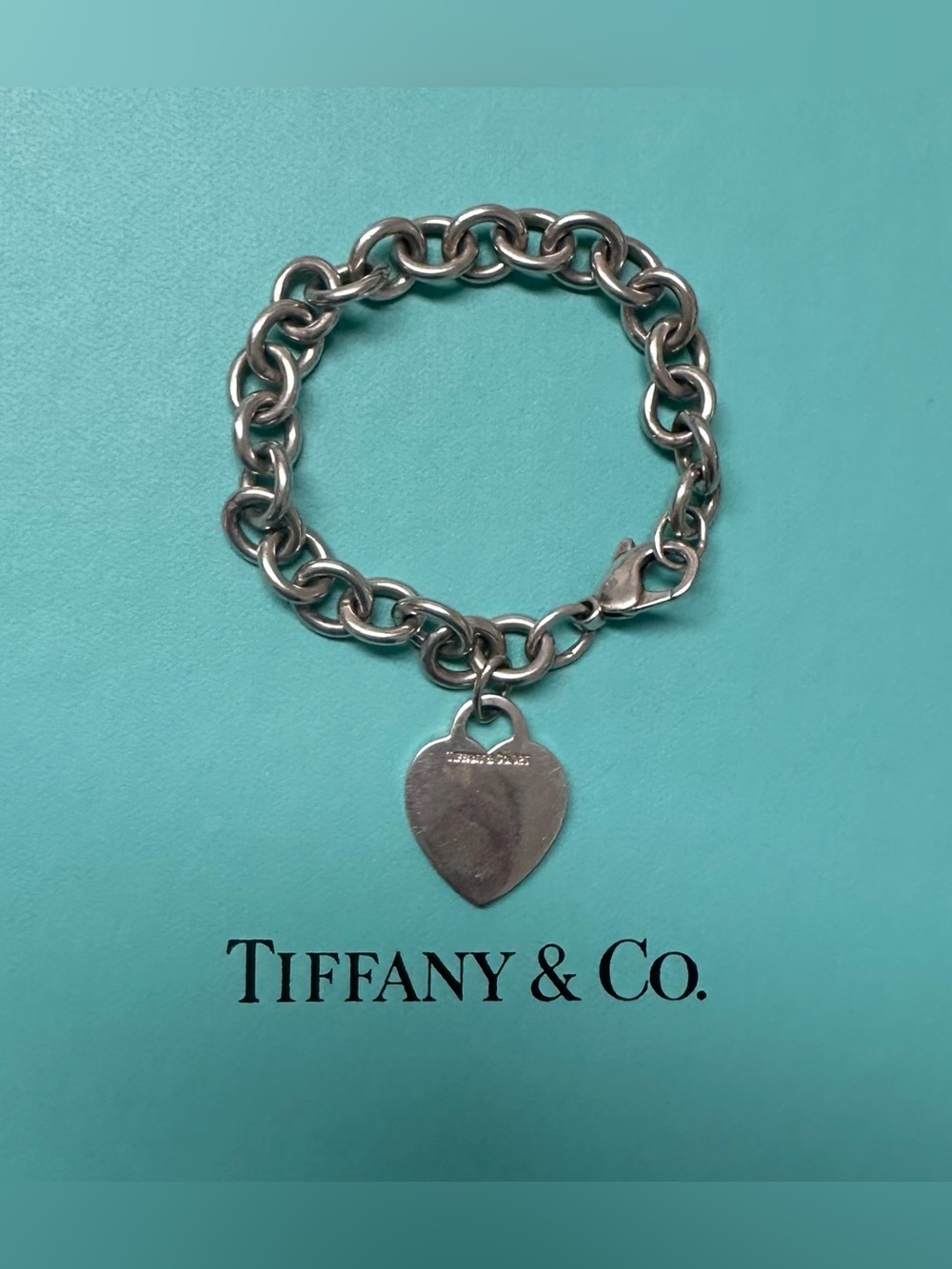 Tiffany & Co Classic Heart tag charm bracelet
